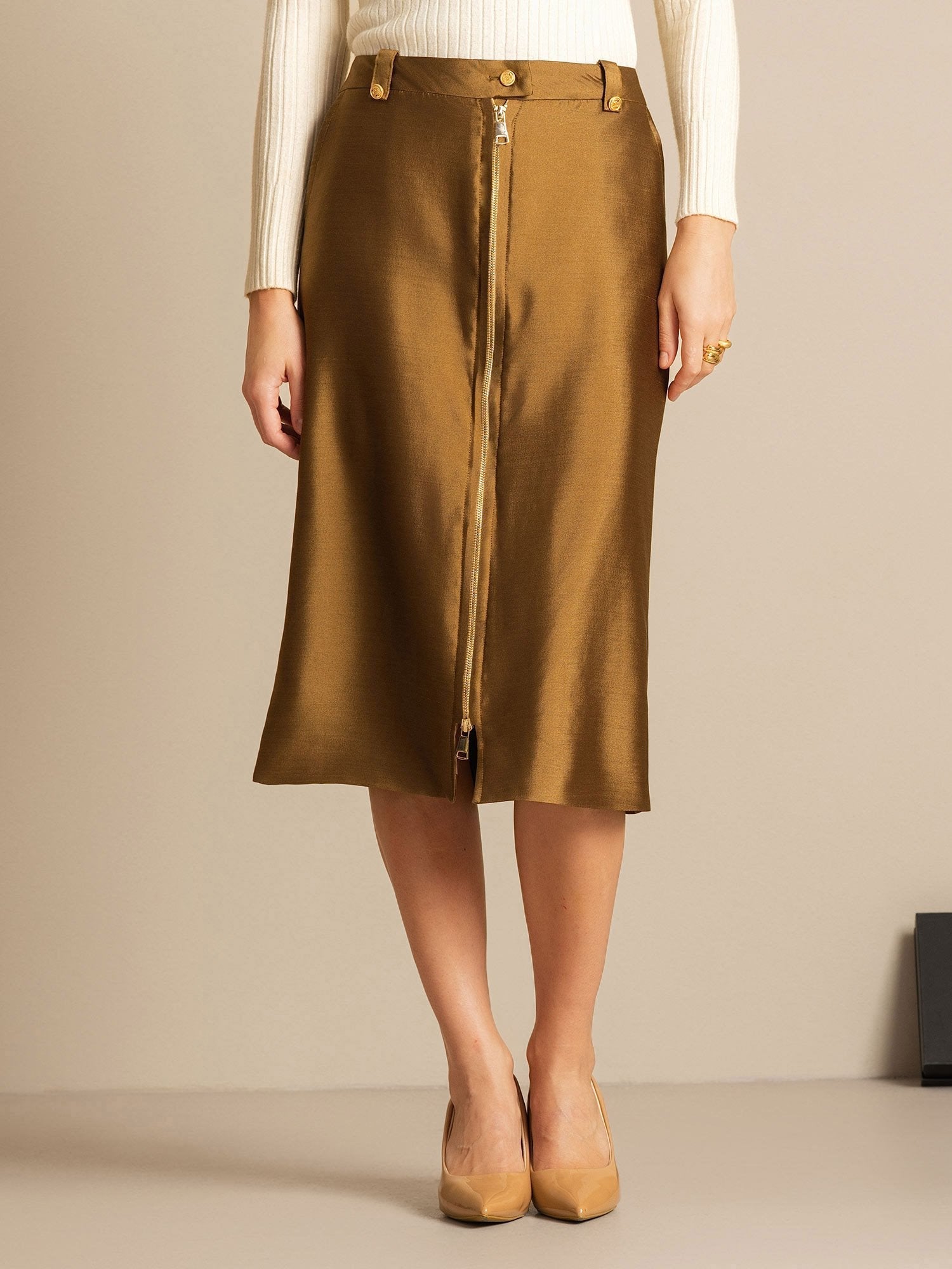 [Bronze] SilkSilky-DK 32Momme Silke Skirt 007,