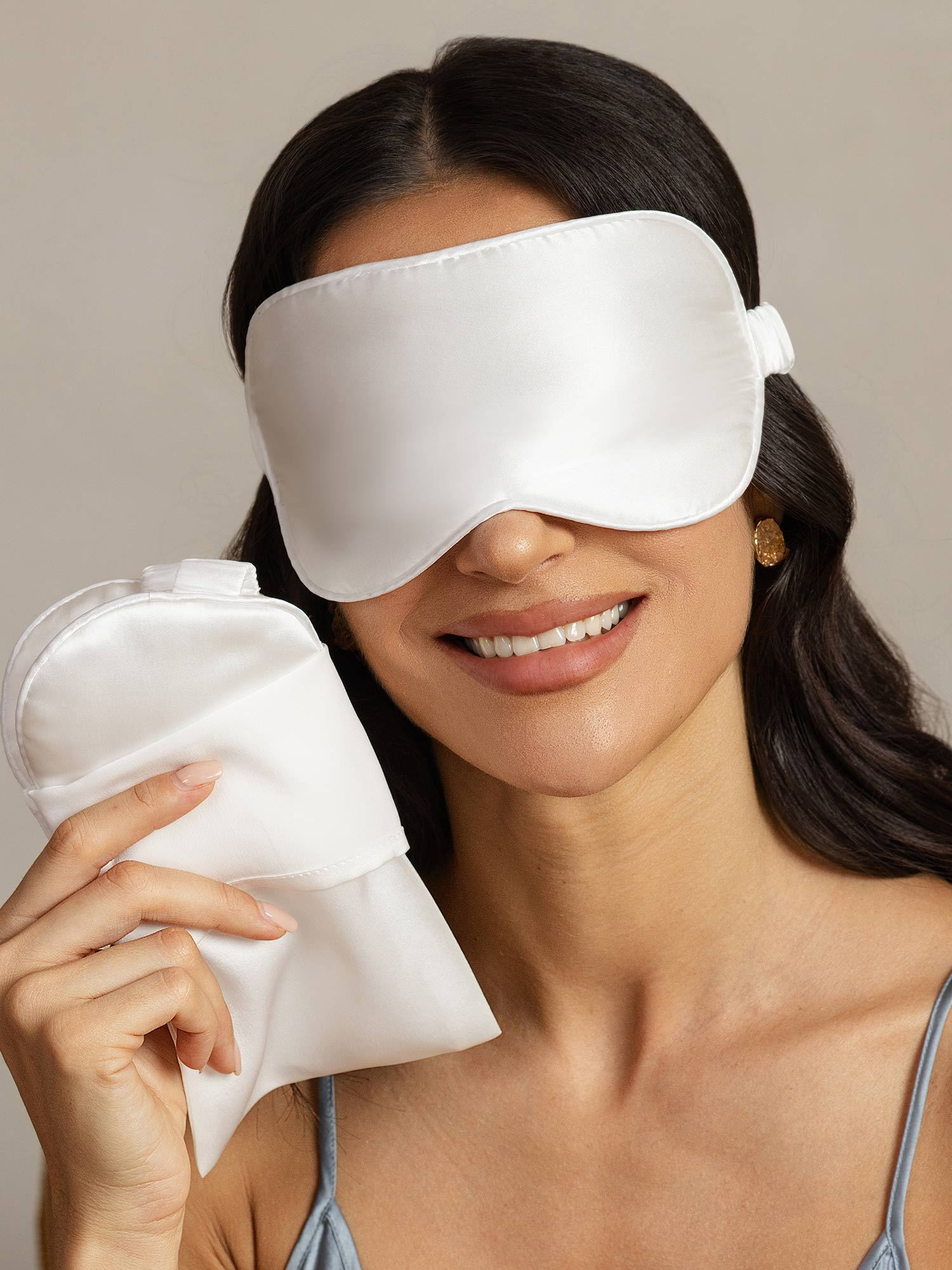 [Hvid] SilkSilky-DK Silke Eye Mask 004