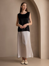 [Sort] SilkSilky-DK Sleeveless Round Neck Camisole Top 005