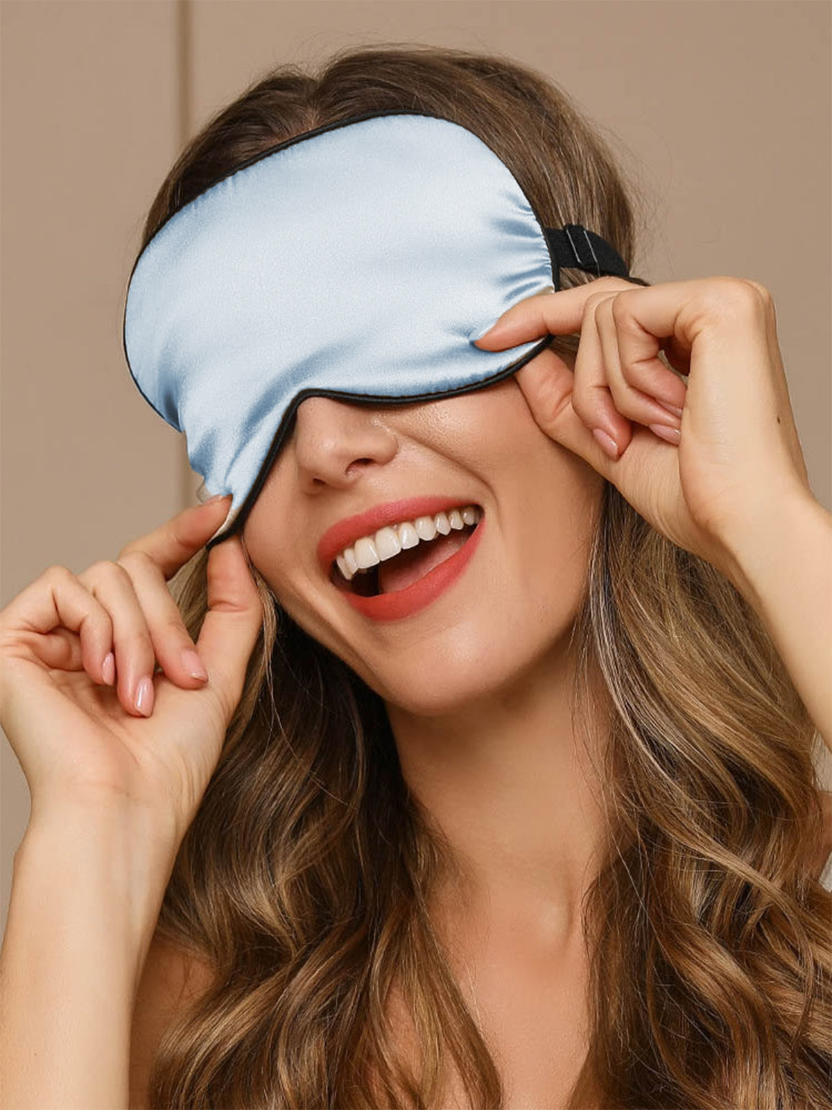 [Lyseblå] SilkSilky-DK 19Momme Eye Mask 001