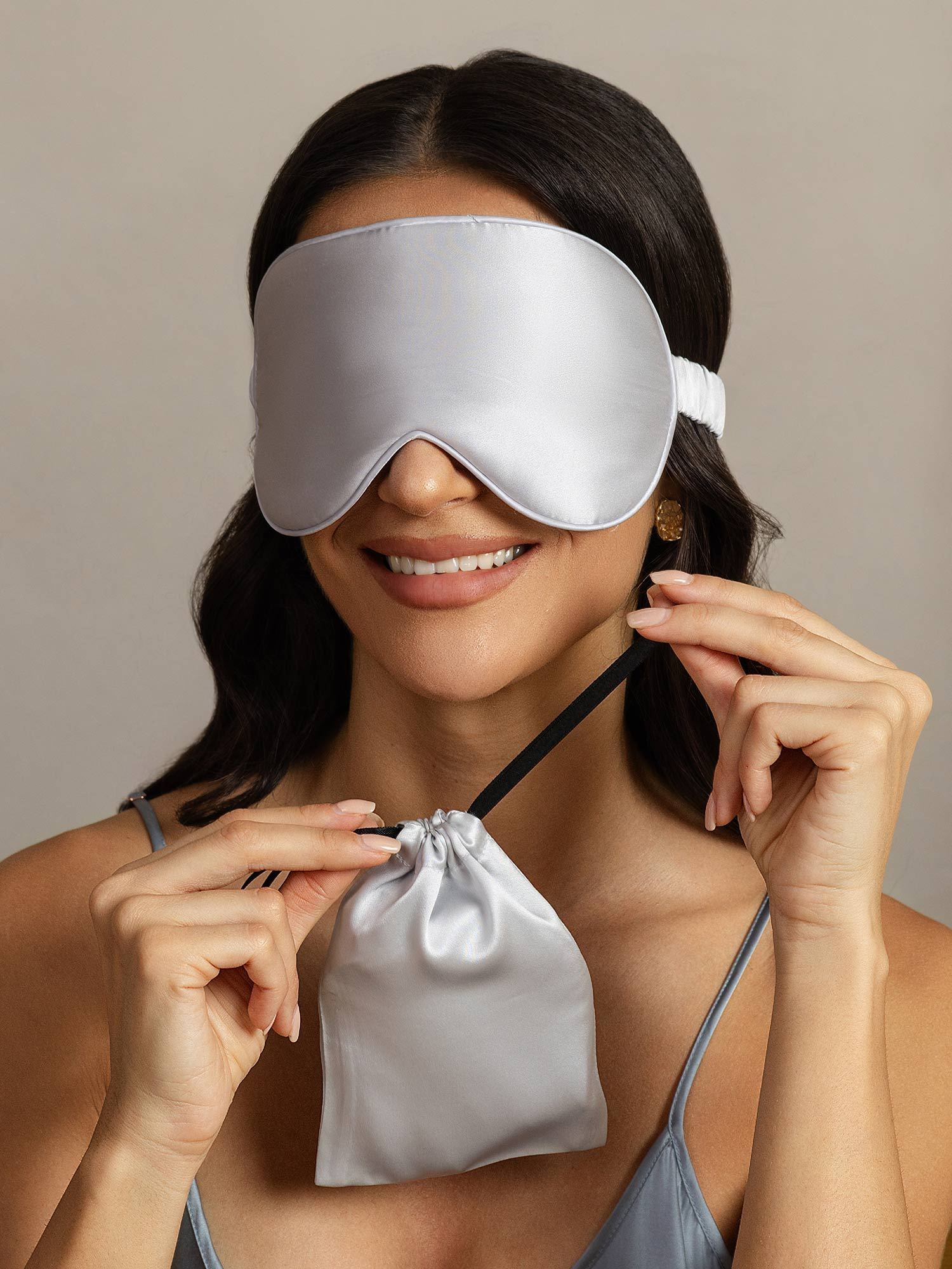 [Sølv] SilkSilky-DK Silke Eye Mask 003