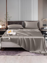 [Grå] SilkSilky-DK 22Momme Bedding Set 001,