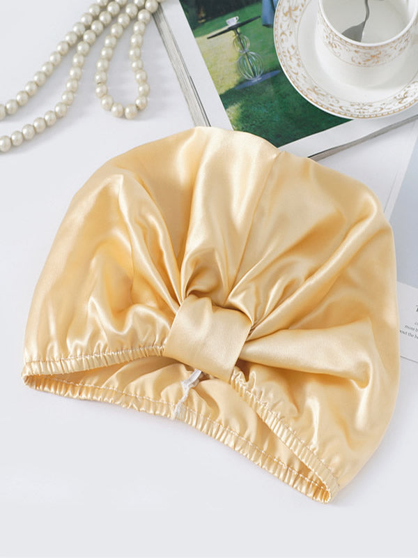 [Champagne] SilkSilky-DK Sleep Cap 002,