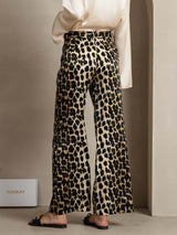 [Leopard] SilkSilky-DK 19Momme Silke Womens Pants 002,