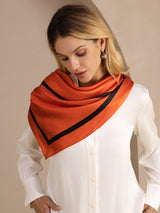 [Orange Firkant] SilkSilky-DK Halstørklæde 002