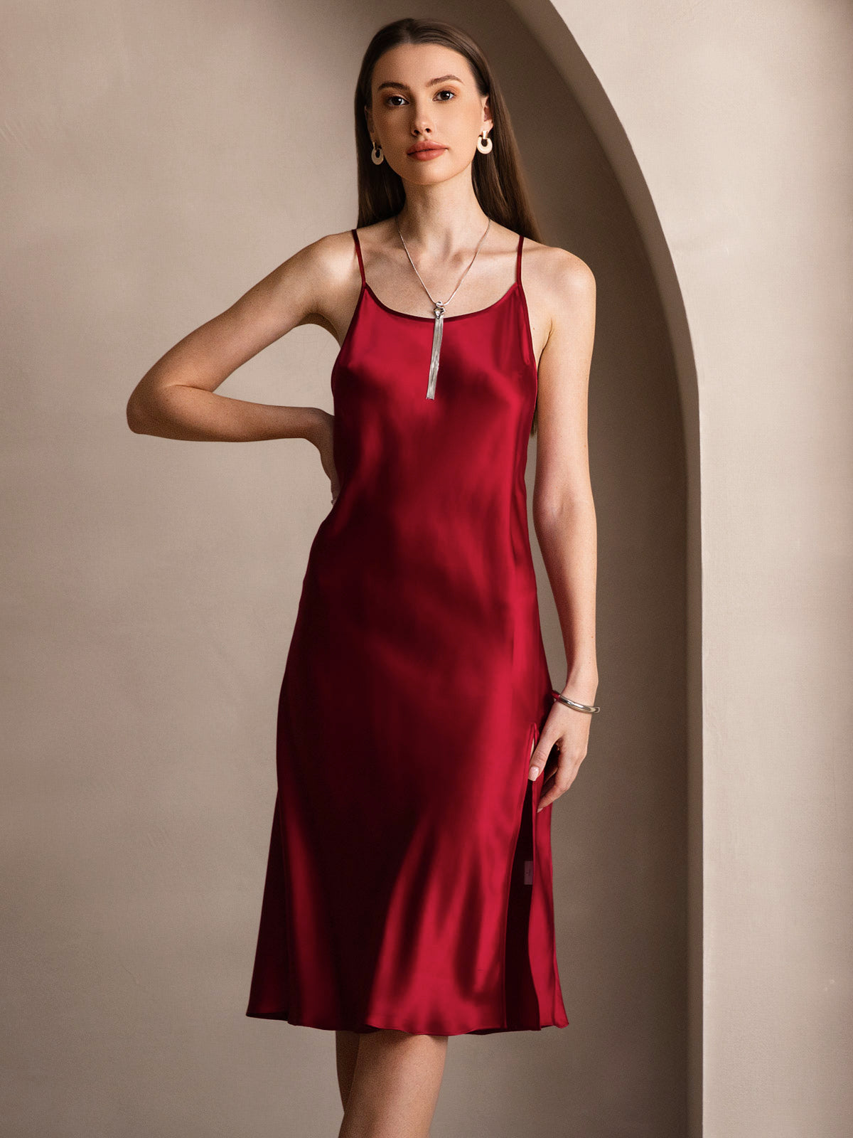 [Vin] SilkSilky-DK Dress 006