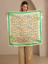 [Sandkrokodille] SilkSilky-DK Scarf 005