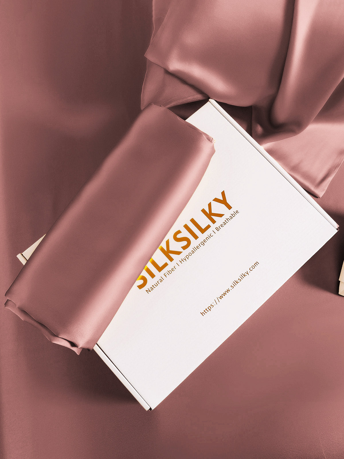 [Bleg Mauve] SilkSilky-DK 19Momme Pillowcase 007