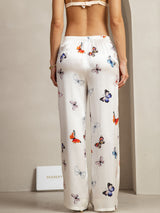 [Hvid Sommerfugl] SilkSilky-DK 19Momme Silke Womens Pants 002