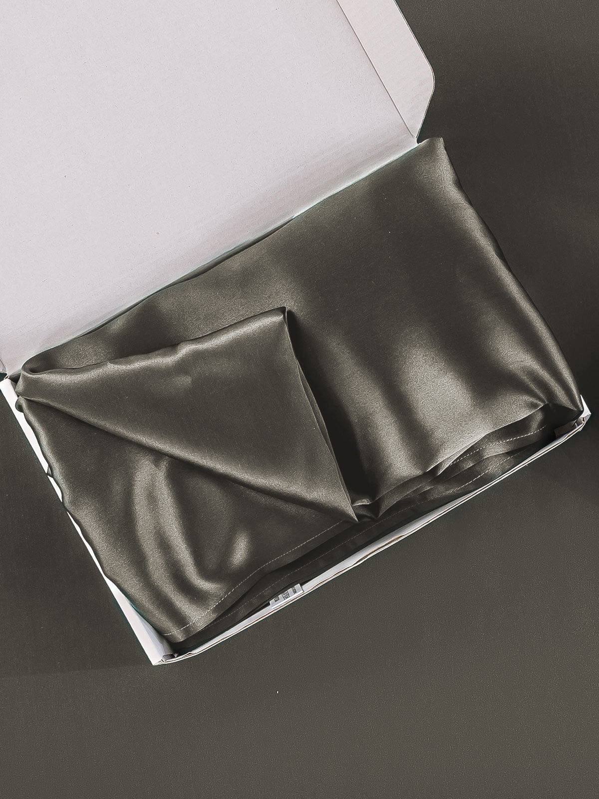 [Mørkegrå] SilkSilky-DK 22Momme Pillowcase 005