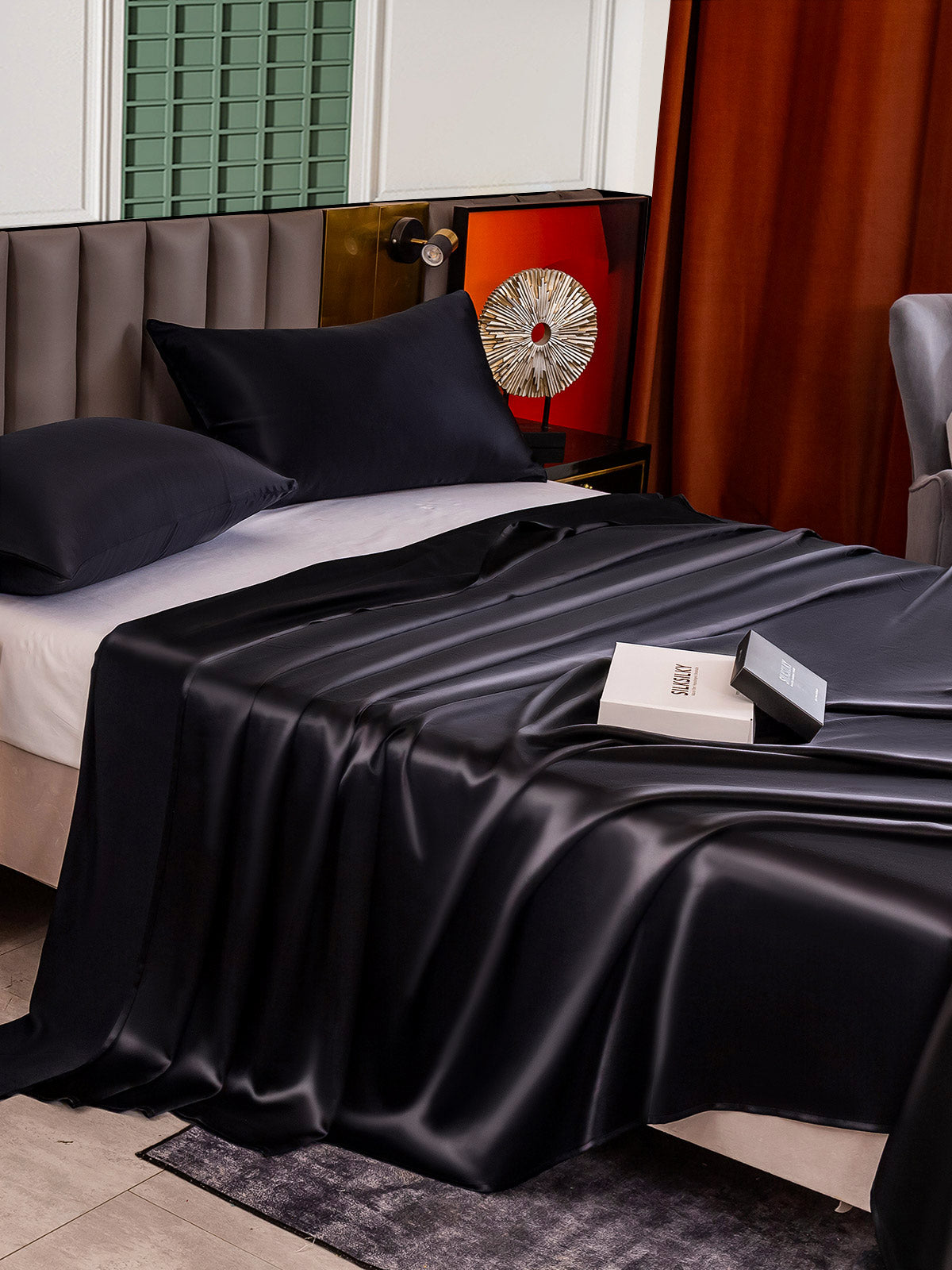 [Sort] SilkSilky-DK 25Momme Bedding Set 004