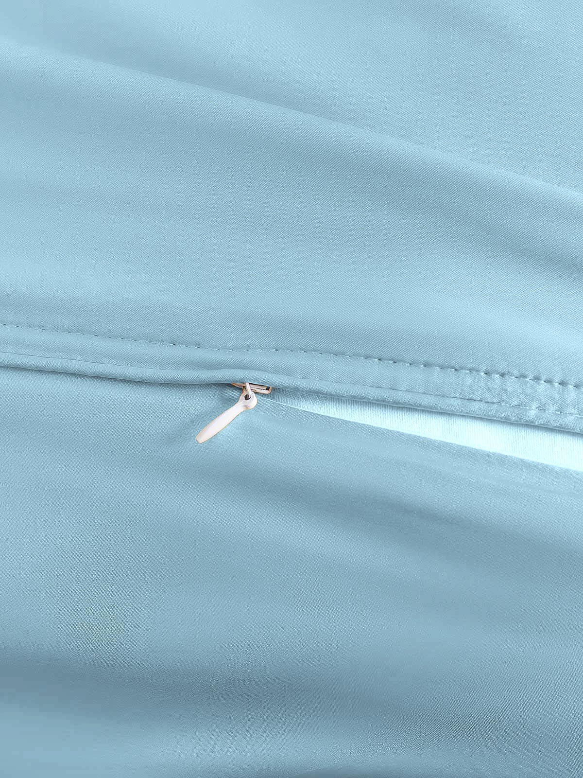 [Lyseblå] SilkSilky-DK 19Momme Duvet Cover 005