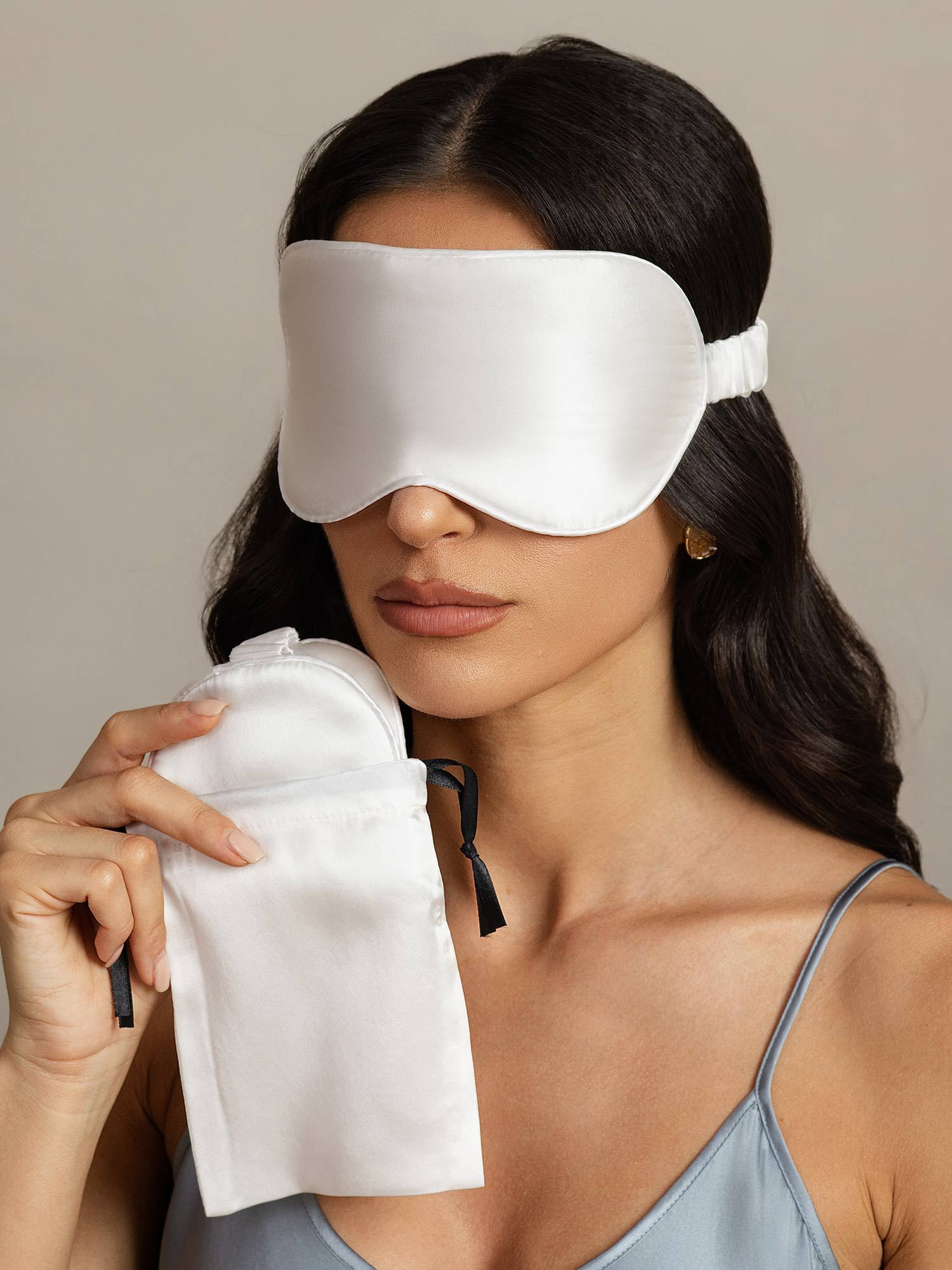 [Hvid] SilkSilky-DK Silke Eye Mask 008