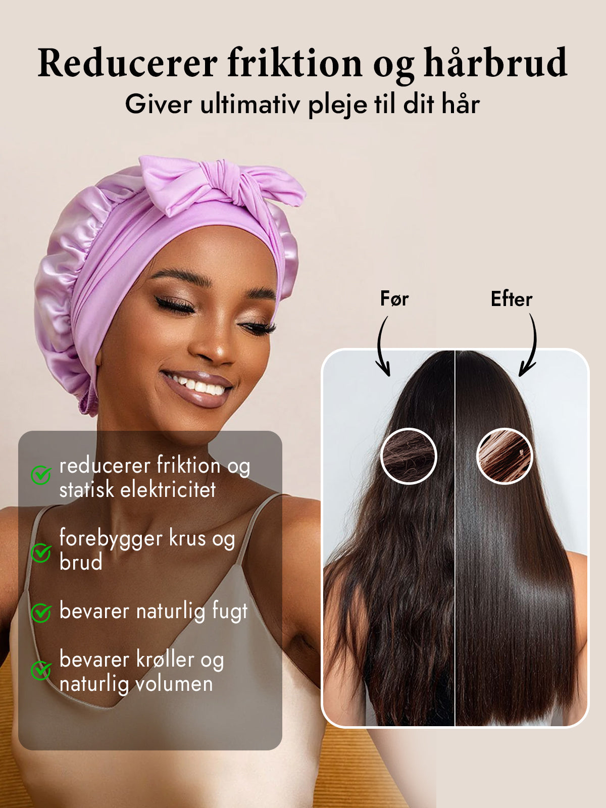 [Lavendel] SilkSilky-DK Silke Sleep Cap 003