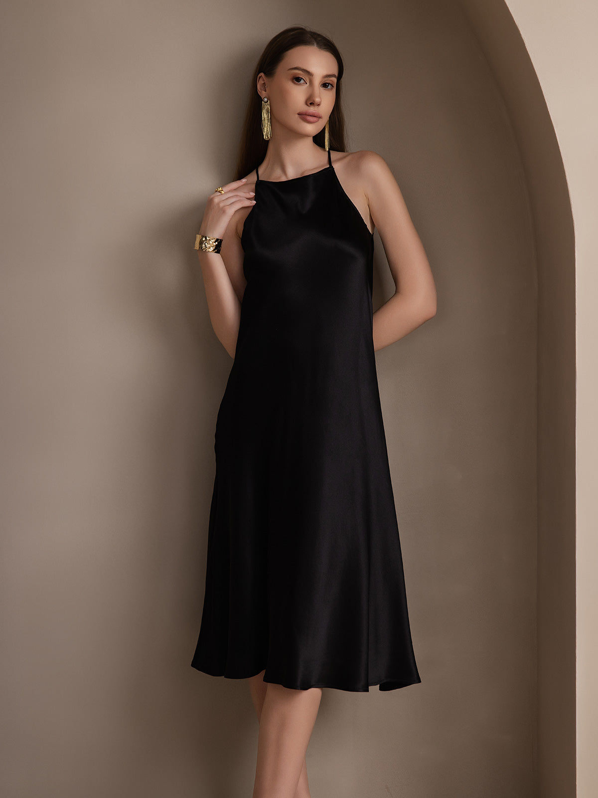 SilkSilky-DK-19Momme-Silke-Sleeveless-Dress-Sort-007