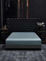 [Gråblå] SilkSilky-DK 22Momme Ark 001