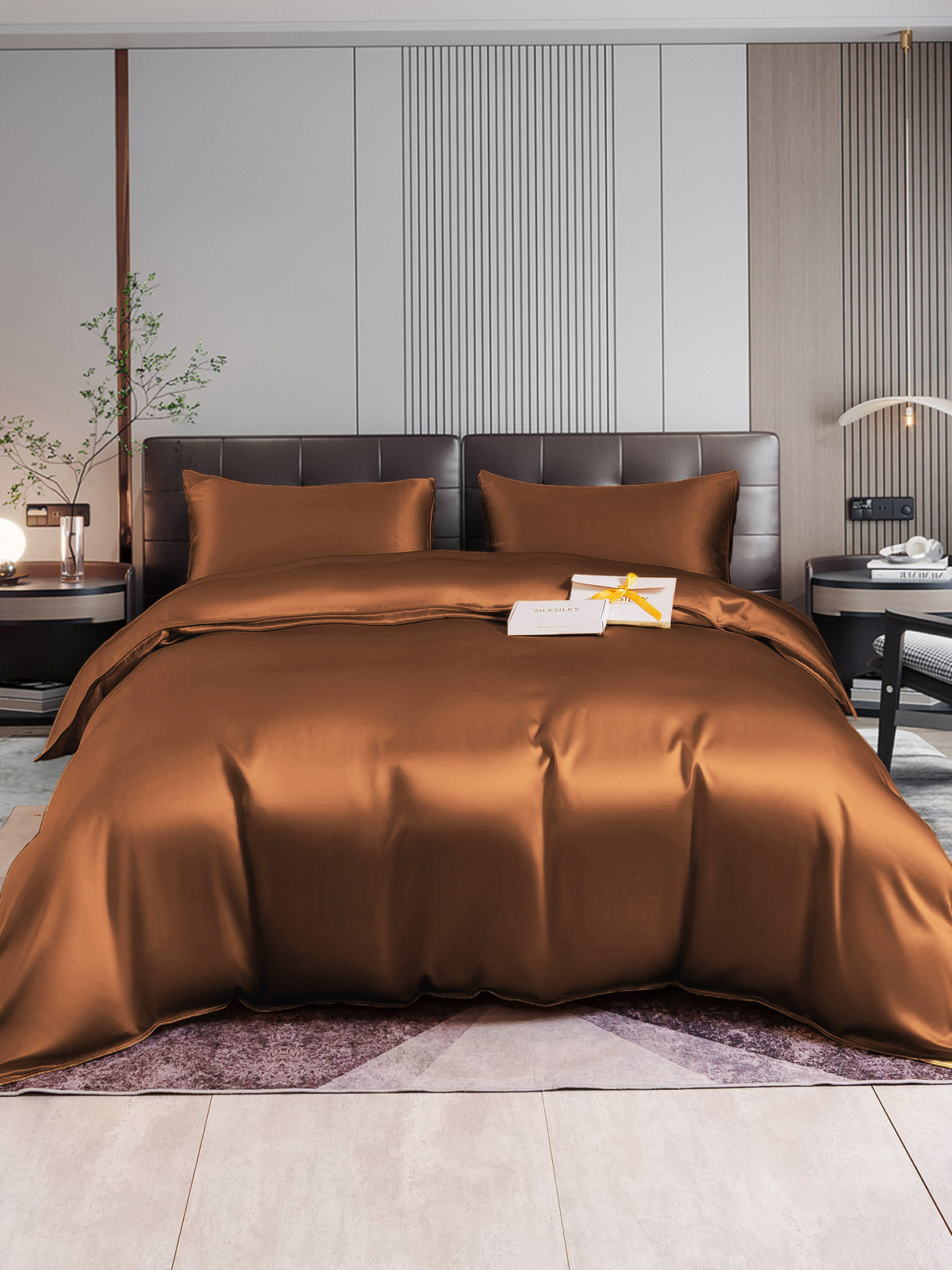 SilkSilky-DK-22Momme-Pure-Silk-Bedding-Set-Kaffe-001