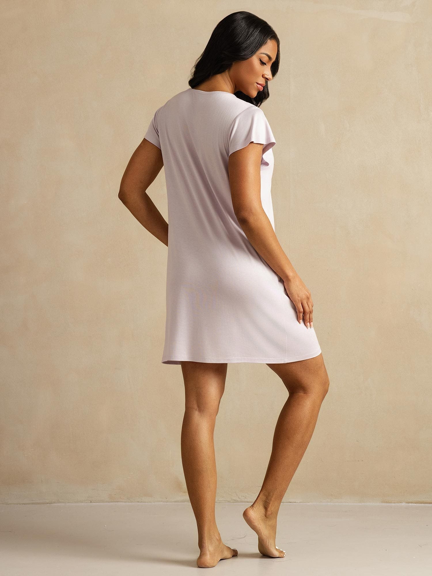 [Lavendel] SilkSilky-DK Silke Nightgown 002