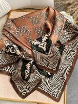 [P074] SilkSilky-DK Pure Silk Scarf 002