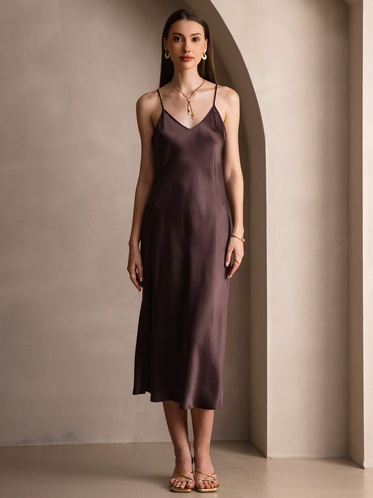 [Kaffe] SilkSilky-DK Dress 003