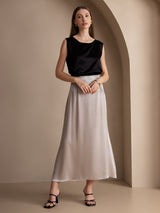 [Sort] SilkSilky-DK Sleeveless Round Neck Camisole Top 003