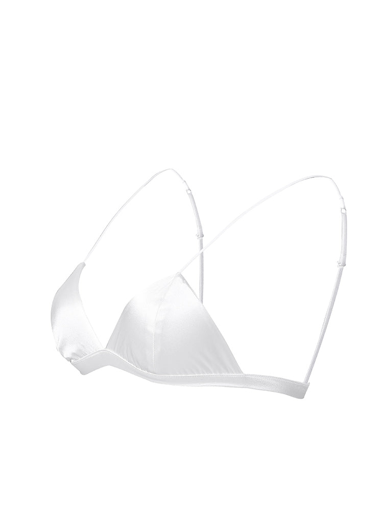[Hvid] SilkSilky-DK Bra 005