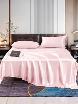 [Lyserød] SilkSilky-DK 22Momme Bedding Set 001,