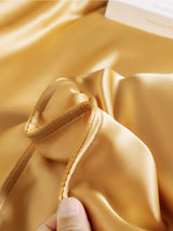 [Champagne] SilkSilky-DK 25Momme Sengesæt 006