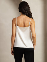 [Lysegrå] SilkSilky-DK Spaghetti Strap Camisole Top 002