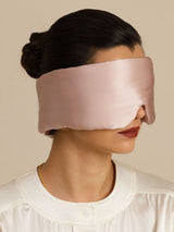 [BlegMauve+LysPink] SilkSilky-DK Øjenmaske 001