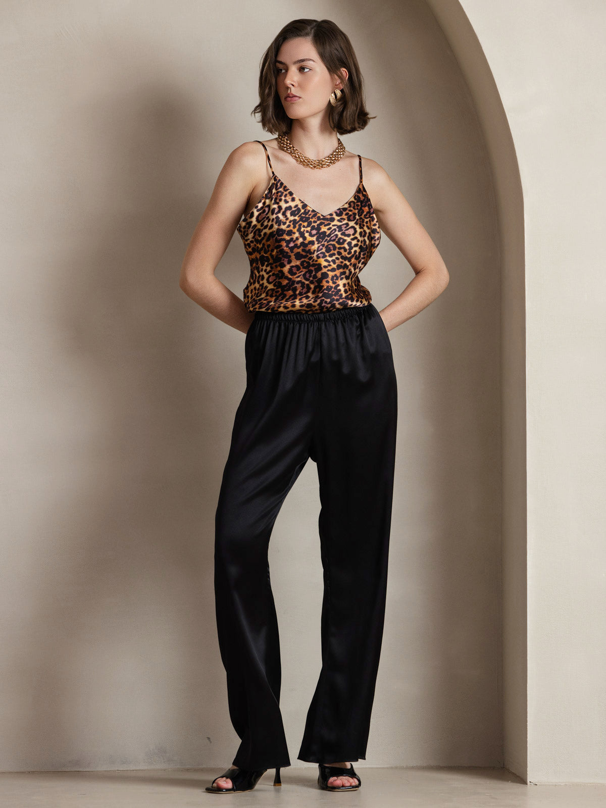 [Leopard] SilkSilky-DK Camisoles 001