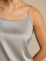[Griffin Grå] SilkSilky-DK Spaghetti Strap Camisole Top 004