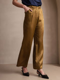 SilkSilky-DK-19Momme-Silke-Womens-Pants-Brun-006