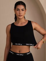 [Sort] SilkSilky-DK Sleeveless Crew Neck Camisole Top 003