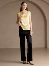 [Lysegul] SilkSilky-DK Sleeveless Round Neck Camisole Top 006