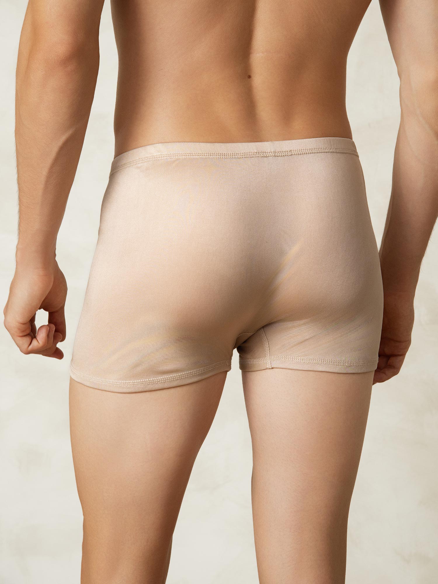 [Beige] SilkSilky-DK Mens Underwear 002