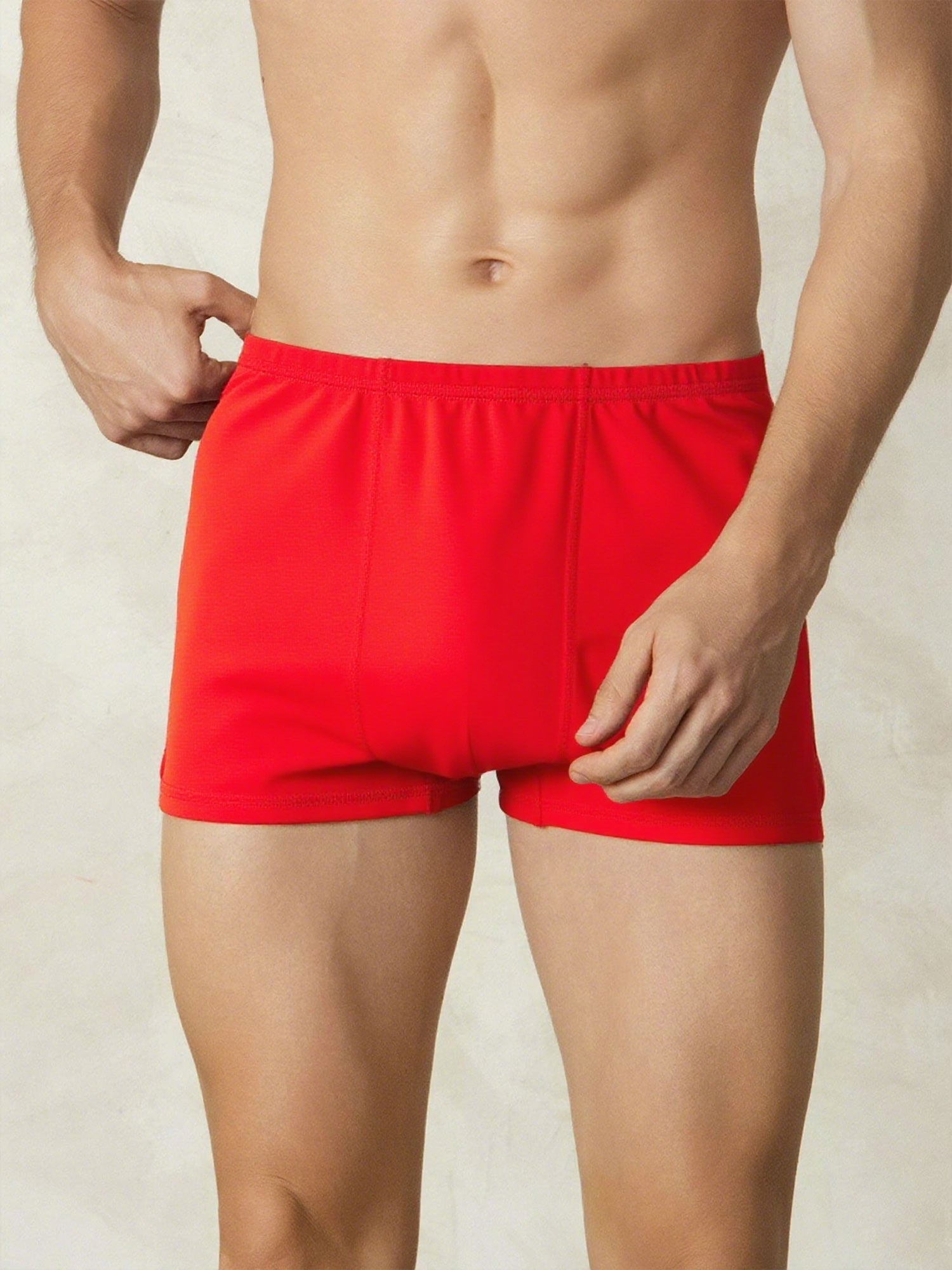 [Rød] SilkSilky-DK Mens Underwear 002
