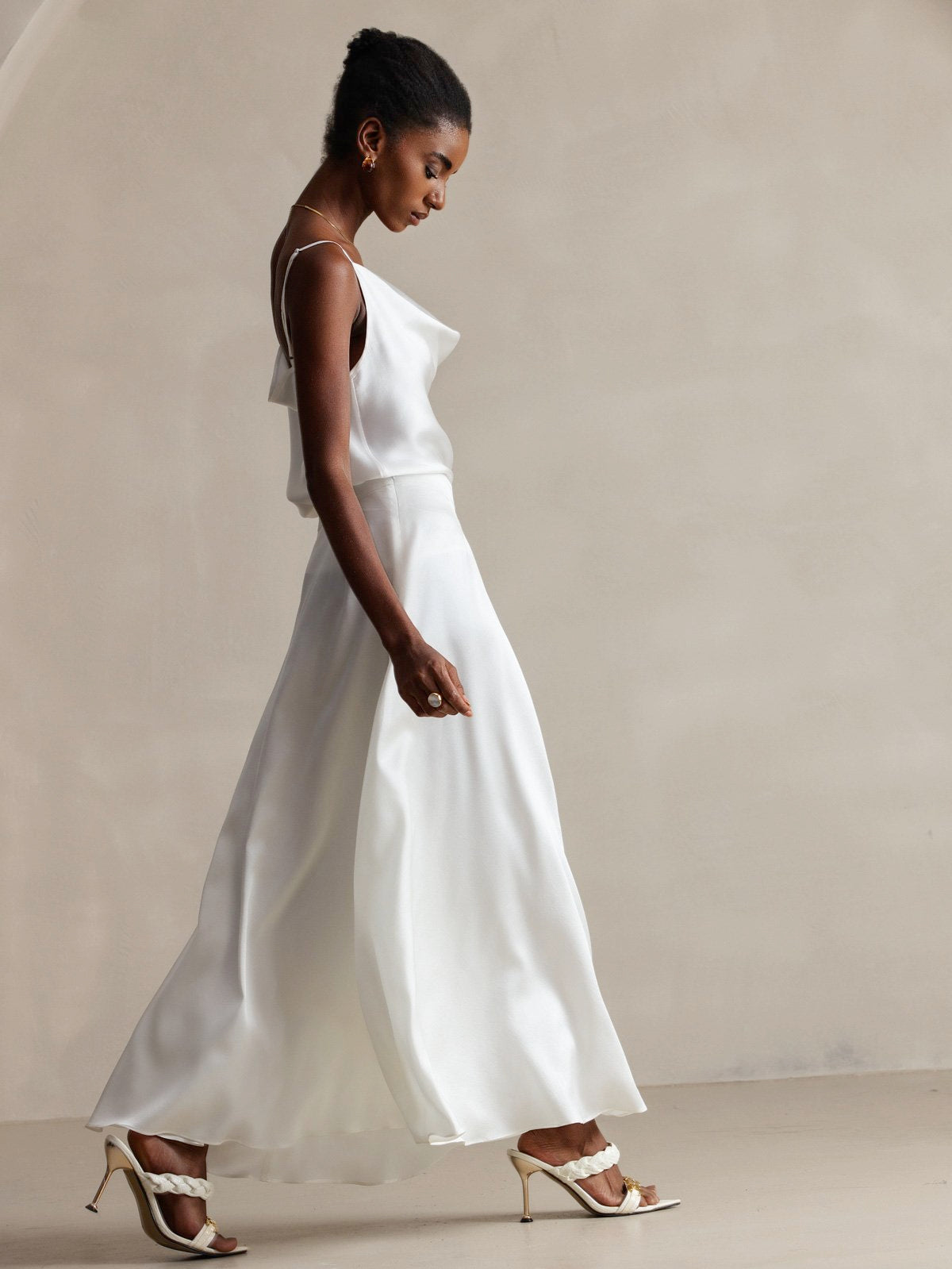 [Hvid] SilkSilky-DK 19Momme Silke Camisoles 005