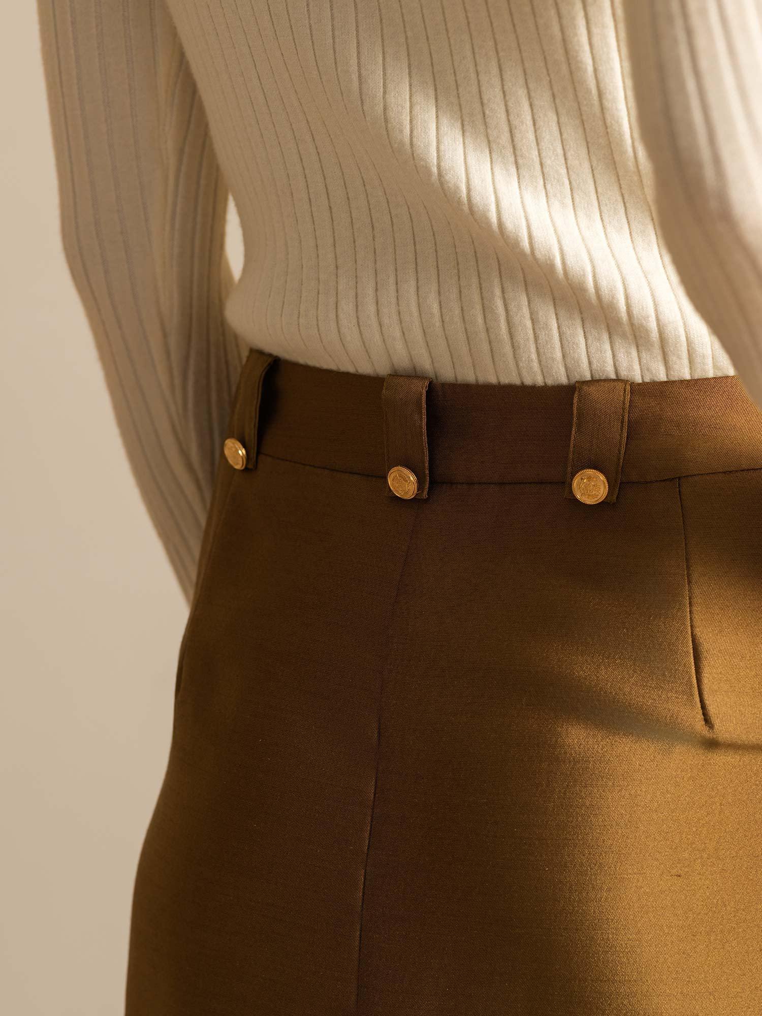 [Bronze] SilkSilky-DK 32Momme Silke Skirt 005,