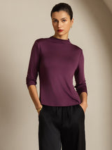 [Lilla] SilkSilky-DK Silke Womens T-Shirt 006