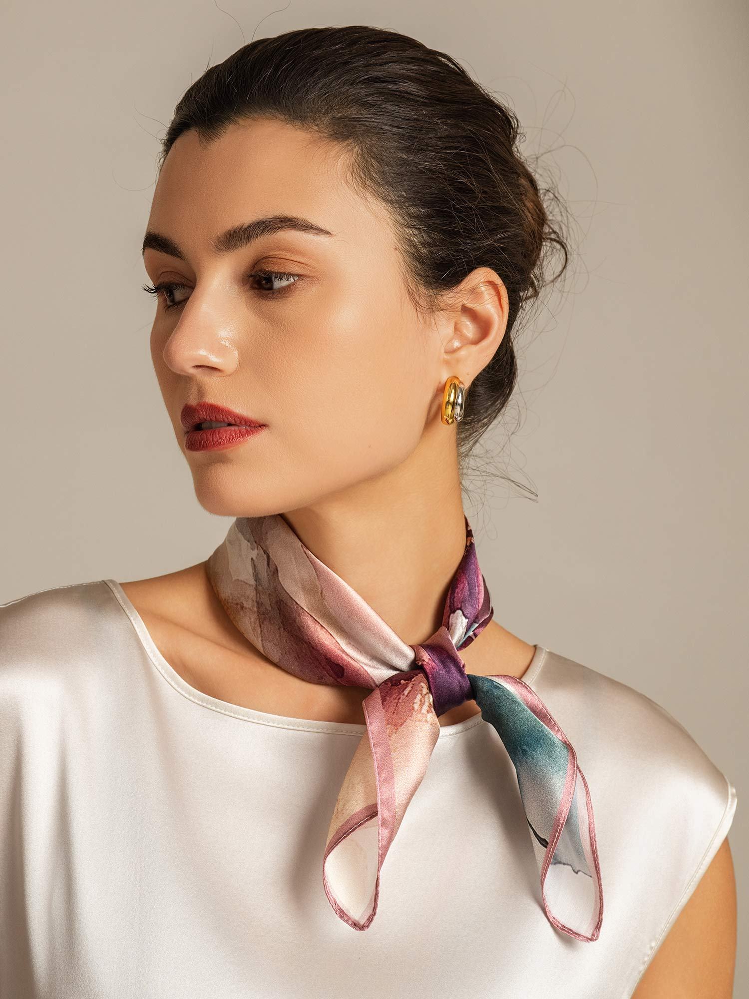 [P102] SilkSilky-DK Silke Scarf 004,