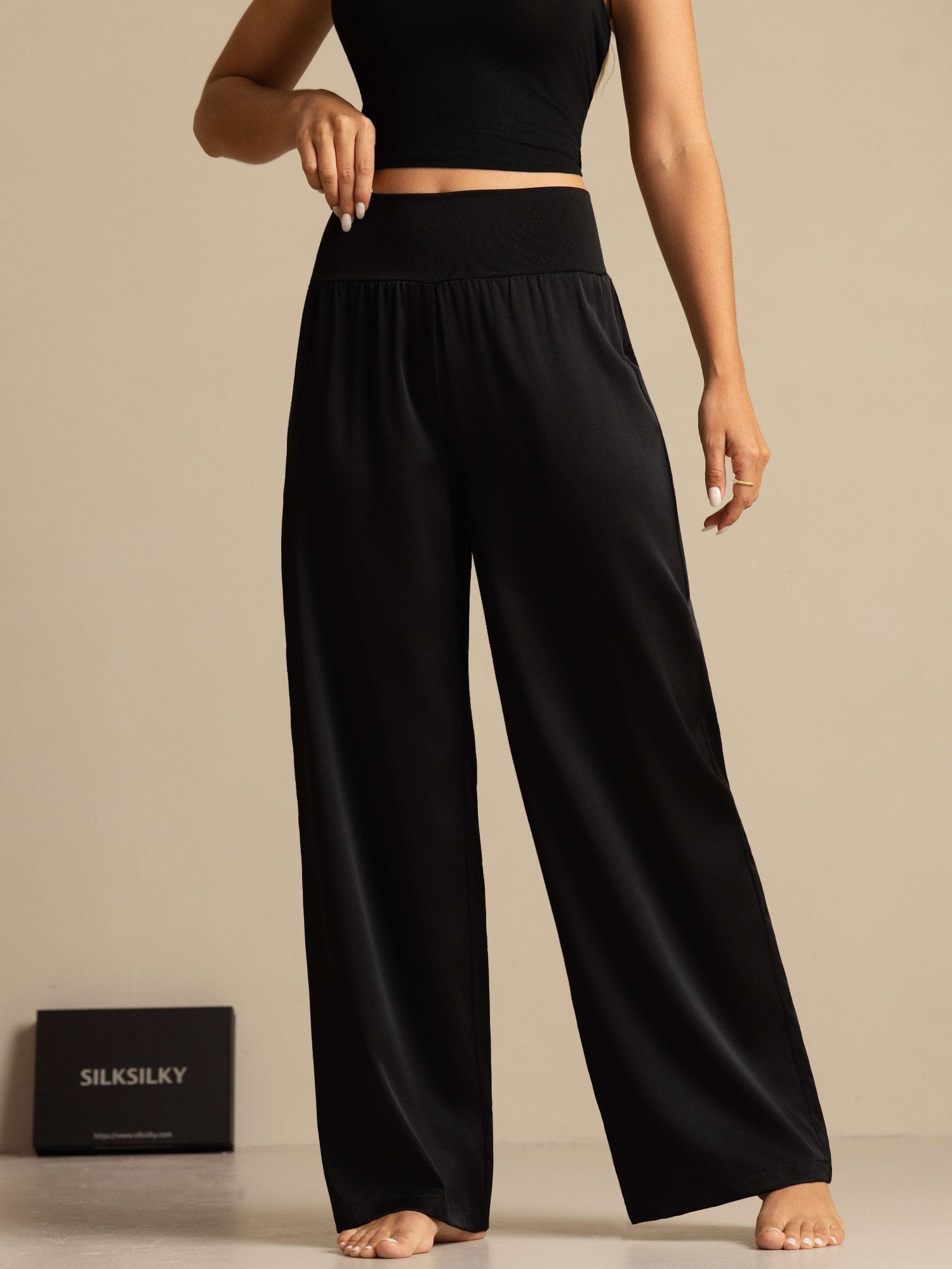 [Sort] SilkSilky-DK 19Momme Silke Womens Pants 005