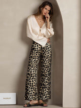 [Leopard] SilkSilky-DK 19Momme Silke Womens Pants 005,