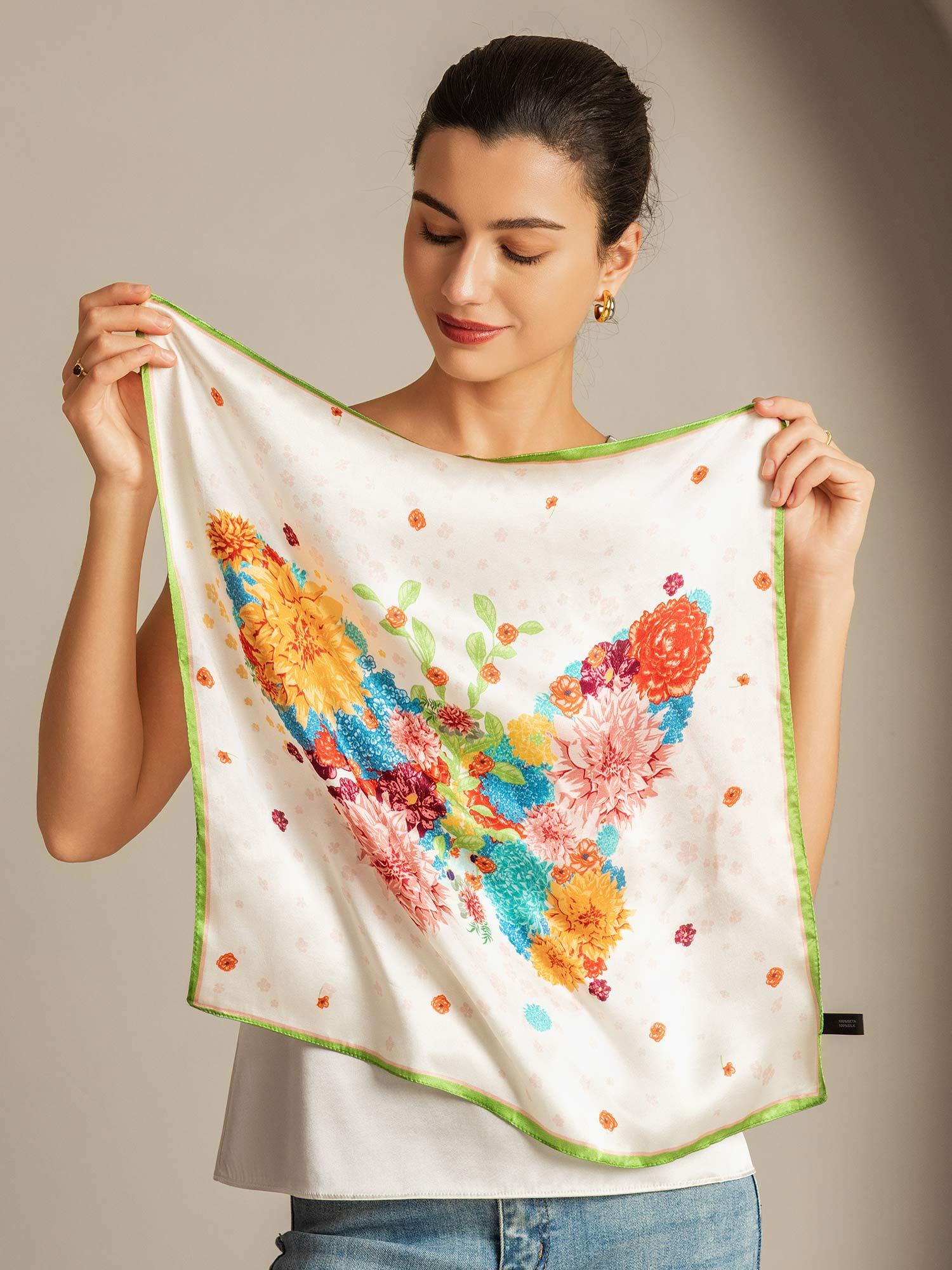 [P091] SilkSilky-DK Silke Scarf 003