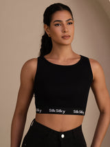 [Sort] SilkSilky-DK Sleeveless Crew Neck Camisole Top 001