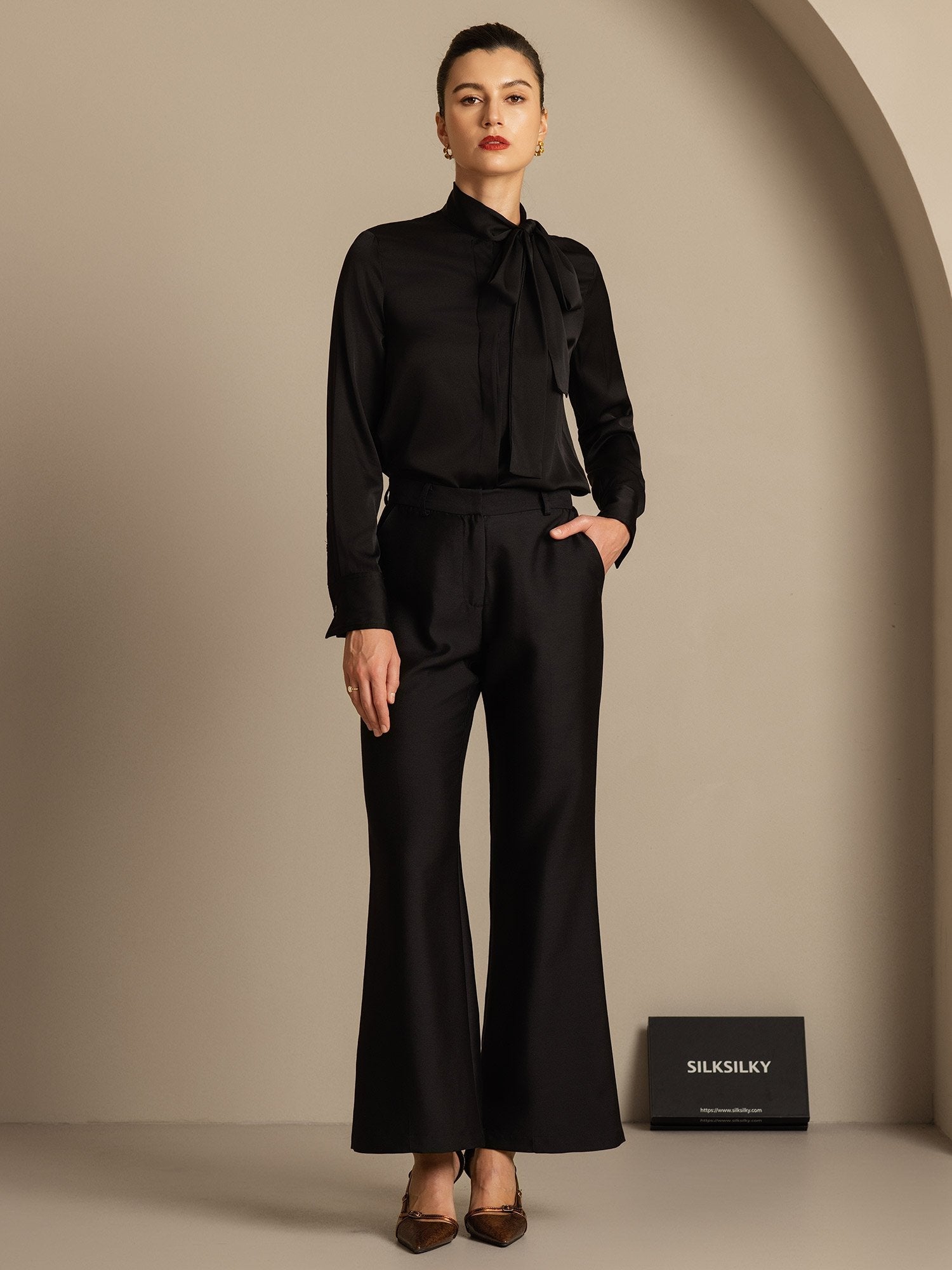 [Sort] SilkSilky-DK 32Momme Silke Womens Pants 007,