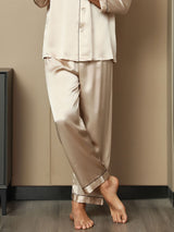 [Tan] SilkSilky-DK Mens Sleep Bottoms 004,