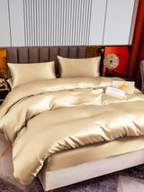 [Beige] SilkSilky-DK 22Momme Bedding Set 004,