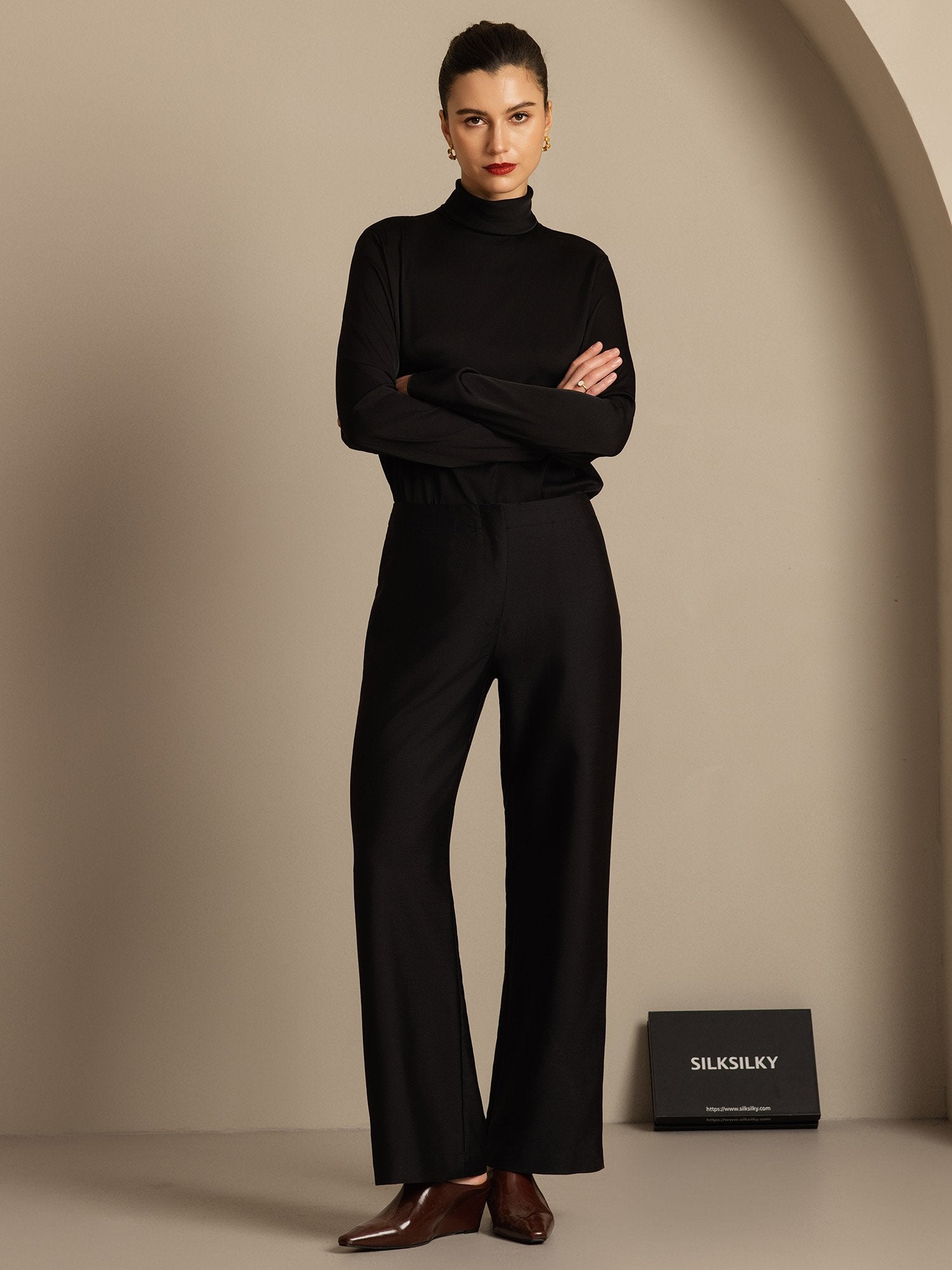 [Sort] SilkSilky-DK 32Momme Silke Womens Pants 003,