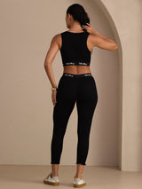 [Sort] SilkSilky-DK Sleeveless Crew Neck Women's Outfit Sets 002